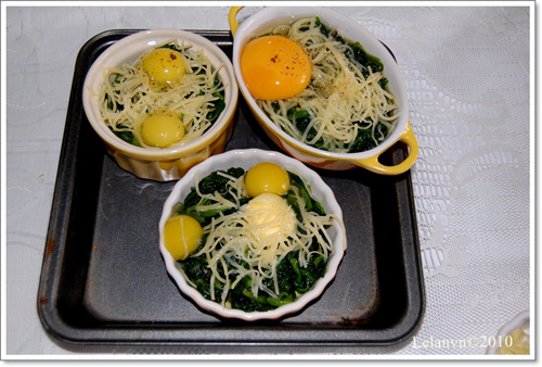 Ngon bổ với rau chân vịt chần trứng 6