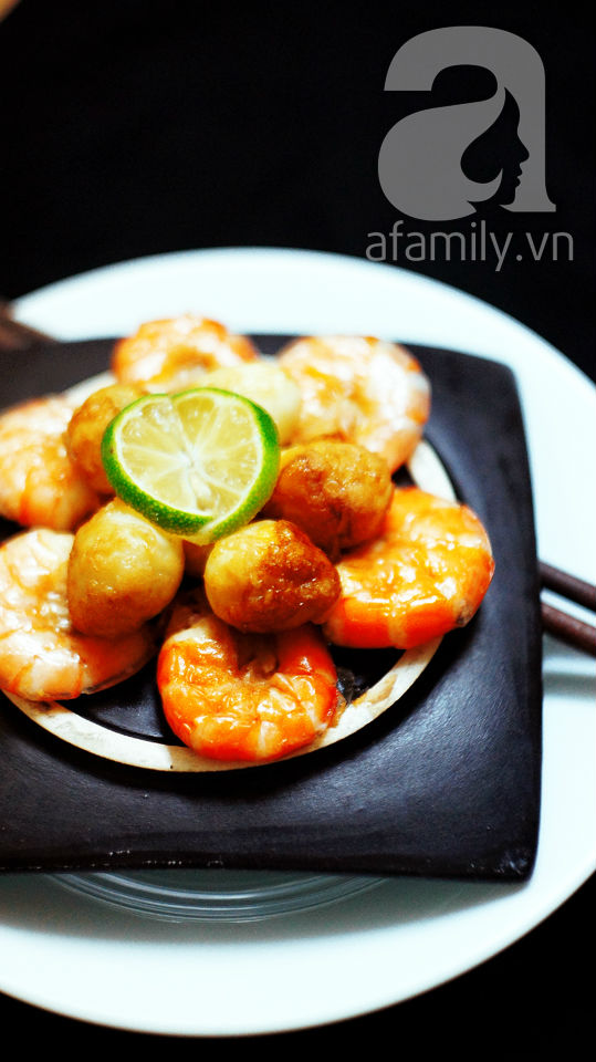 Lạ miệng ngon cơm với t&ocirc;m rim trứng c&uacute;t 1
