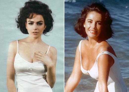 Lindsay lại ăn trộm v&ograve;ng cổ của Liz Taylor 1