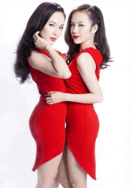 Những cặp chị em xinh đẹp nổi tiếng của showbiz Việt 10