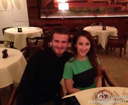 David Beckham đi ăn tối cùng Coco Lee 1