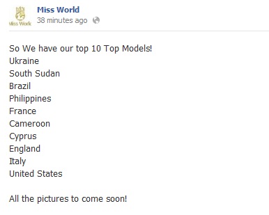 Lại Hương Thảo tiếp tục trượt Top Model của Miss World 2013 1