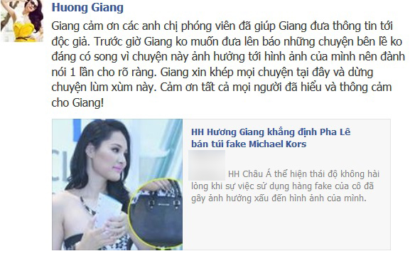 Pha Lê khẳng định không bán hàng fake cho Hoa hậu Hương Giang  6