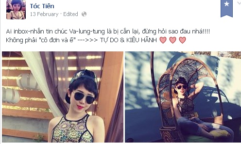 Tóc Tiên bất ngờ khoe nhẫn kim cương ở ngón áp út 2 Tóc Tiên bất ngờ khoe nhẫn kim cương ở ngón áp út 2