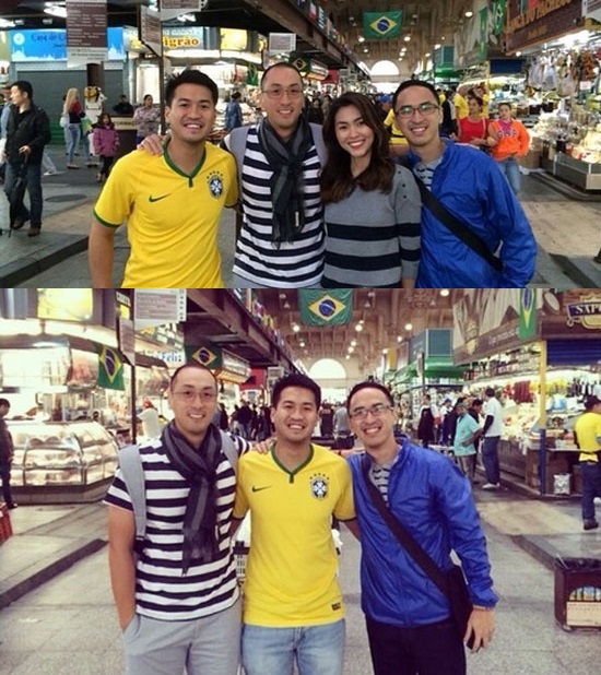 Vợ chồng Tăng Thanh Hà sang Brazil xem World Cup 1