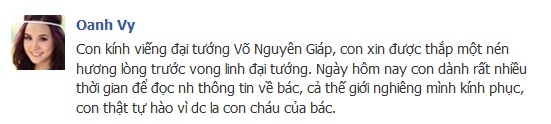 Giới nghệ sỹ tiếc nuối trước sự ra đi của Đại tướng Võ Nguyên Giáp  4