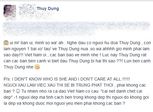 Hoa hậu Thùy Dung đáp trả Ngọc Thúy bằng câu tiếng Anh sai ngữ pháp 3