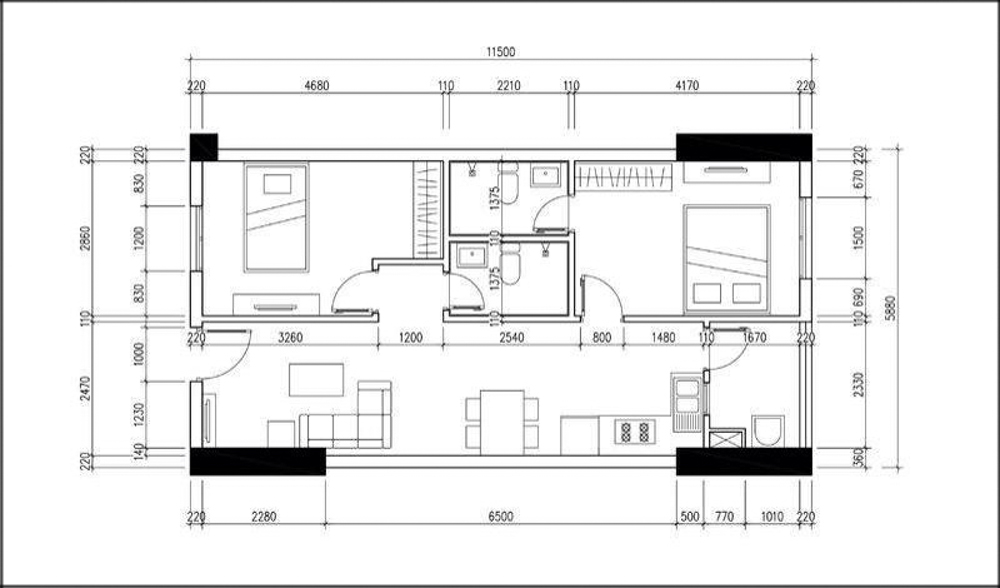 Tư vấn cải tạo và bố trí nội thất khoa học cho căn hộ 65m² 1