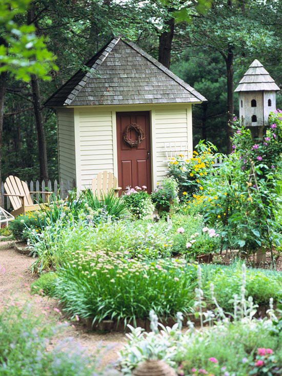 Những ngôi nhà nhỏ tuyệt đẹp trong vườn  2