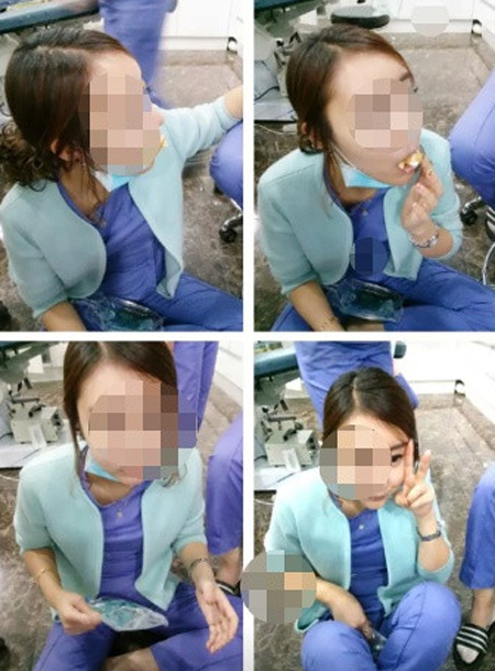 Hàn Quốc: Nhân viên thẩm mỹ viện ăn uống, đùa giỡn trong phòng mổ 4