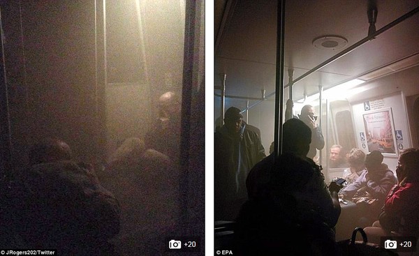Khói bao trùm ga tàu điện ngầm ở Washington D.C, 68 người thương vong 3