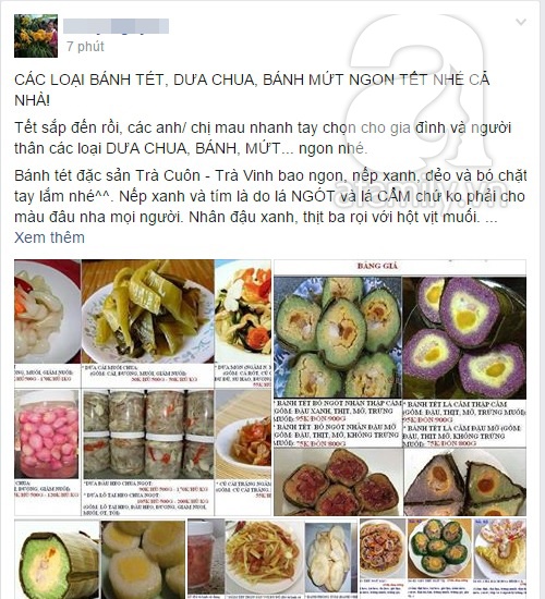 Chợ Tết online tấp nập vào mùa, hàng handmade, bình dân hút khách 1