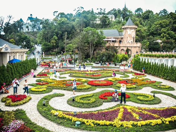 vườn hoa jardin