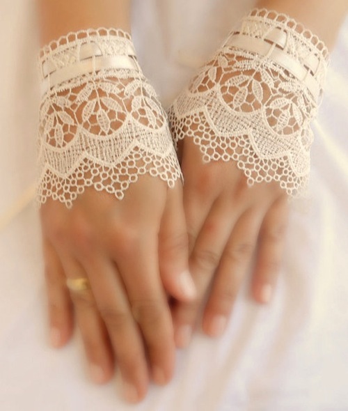 Găng tay quý phái cho cô dâu mùa đông 6