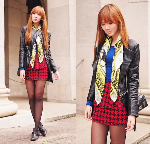 Học tập street style đa sắc của ph&aacute;i đẹp Ch&acirc;u &Aacute; 2