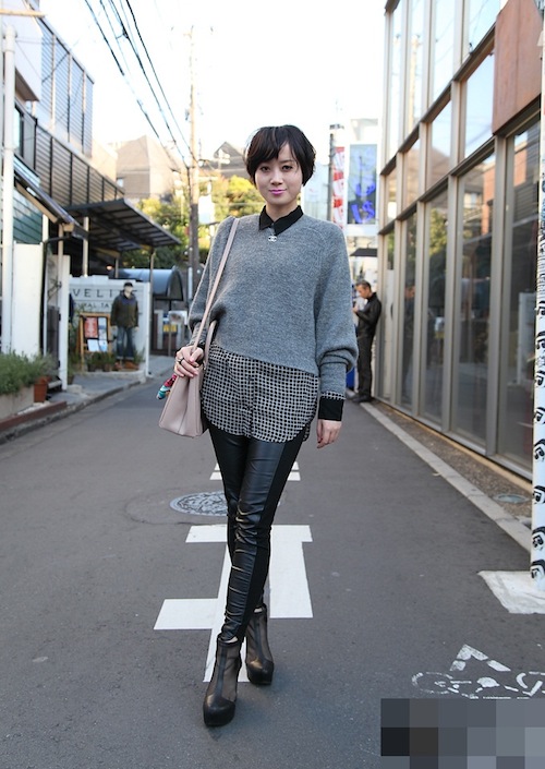 Học tập street style đa sắc của ph&aacute;i đẹp Ch&acirc;u &Aacute; 12