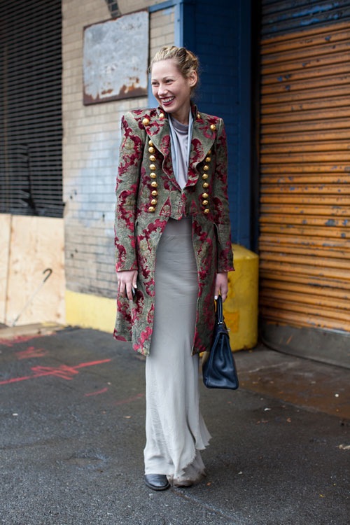 Street style sang trọng xen c&aacute; t&iacute;nh tại New York Fashion Week 2013 20