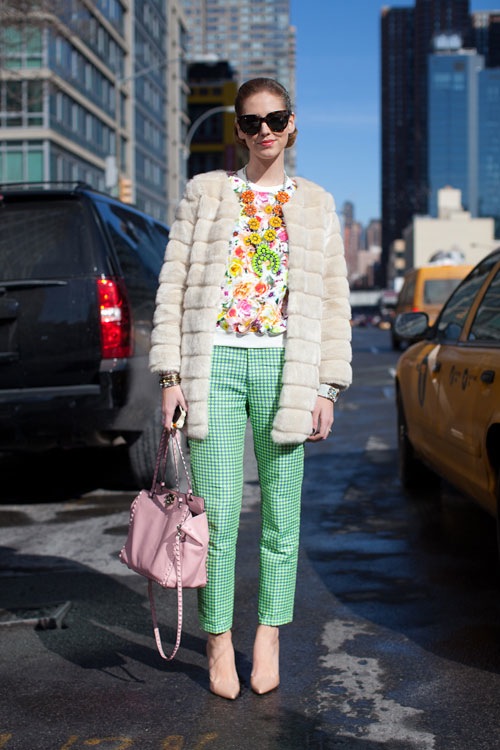 Street style sang trọng xen c&aacute; t&iacute;nh tại New York Fashion Week 2013 6