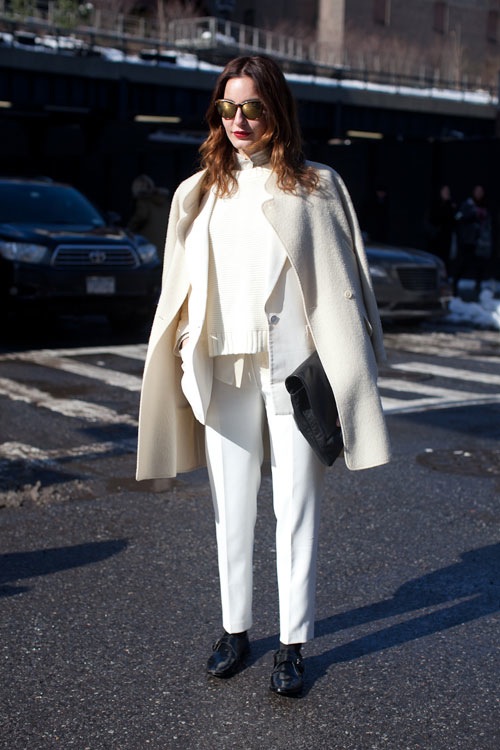 Street style sang trọng xen c&aacute; t&iacute;nh tại New York Fashion Week 2013 8