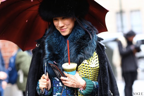 Street style sang trọng xen c&aacute; t&iacute;nh tại New York Fashion Week 2013 19