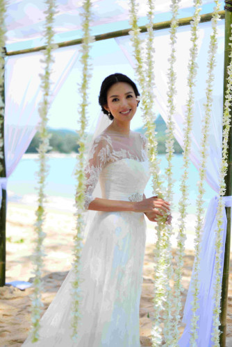 Xem trọn bộ ảnh cưới bí mật của Hoa hậu Trương Tử Lâm 11