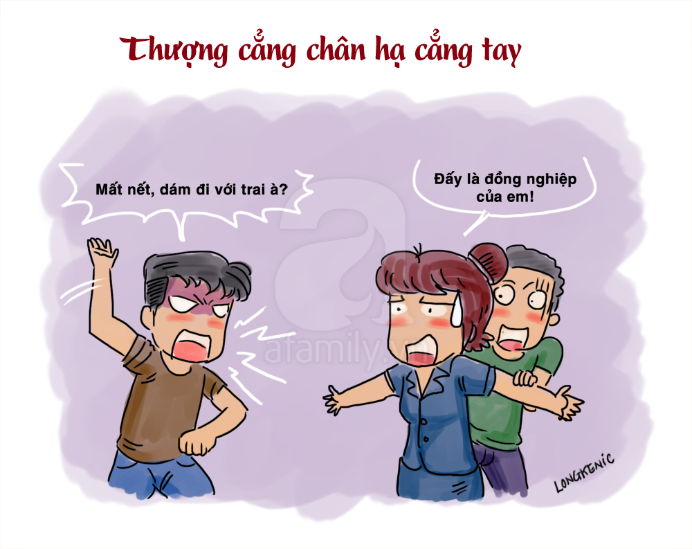 Mẫu đàn ông thượng cẳng chân hạ cẳng tay.