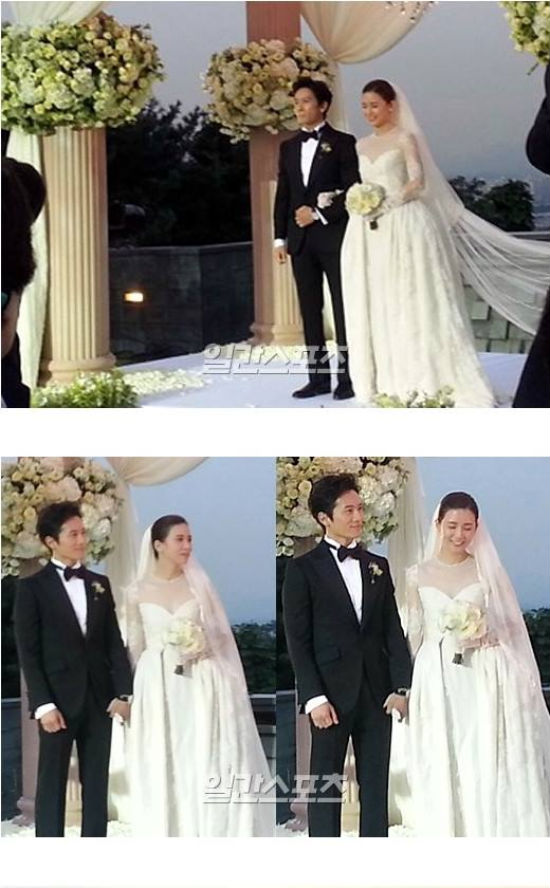 Cận cảnh lễ thành hôn ngập màu trắng của Lee Bo Young  7