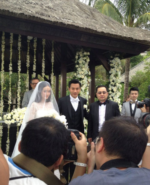 Đám cưới ngọt ngào của Dương Mịch – Lưu Khải Uy  4