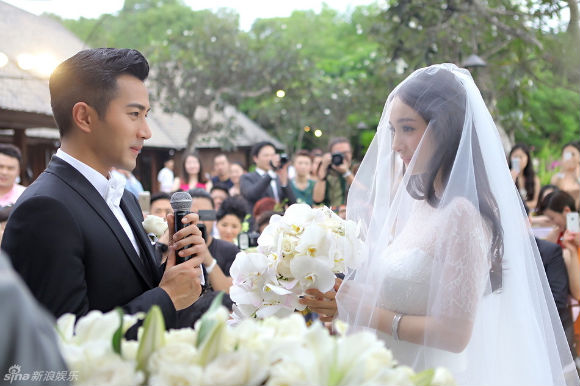 Dương Mịch được chồng tặng cả trời pháo hoa sau lễ cưới  9
