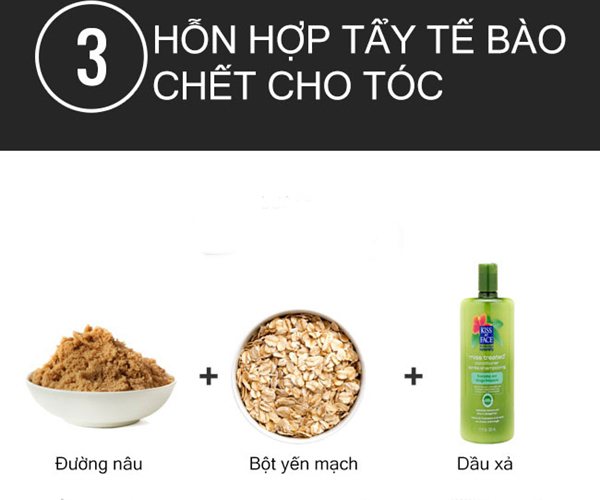 tẩy da chết cho tóc 