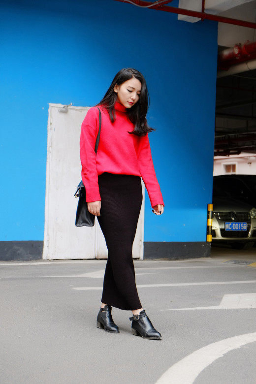 Phái đẹp châu Á trẻ trung, ấm áp với street style sắc màu Giáng Sinh 3