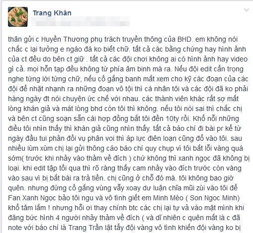 Trang Trần bức xúc vì Cuộc đua kỳ thú; Victor Vũ bị tố đạo ý tưởng 1