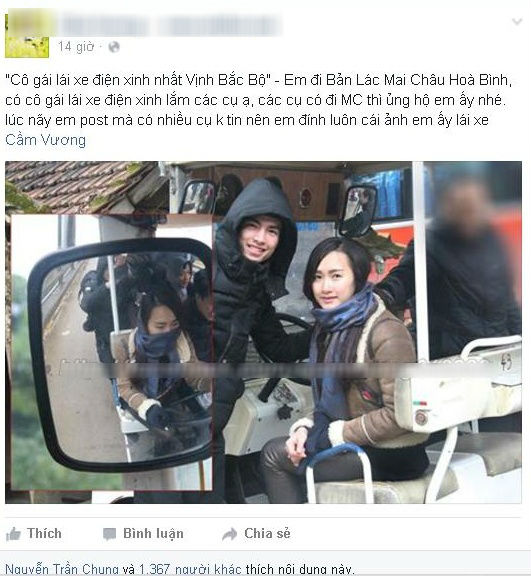 Cô gái lái xe điện xinh nhất Vịnh Bắc Bộ khiến cộng đồng mạng chao đảo