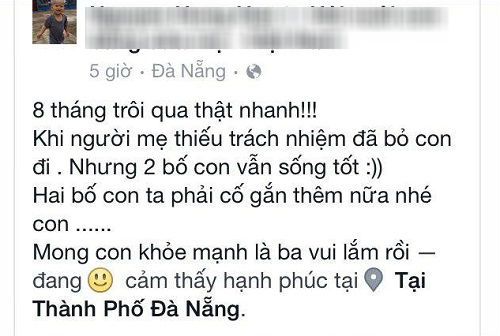 Lễ tình nhân lặng lẽ của ông bố 9X “gà trống nuôi con”