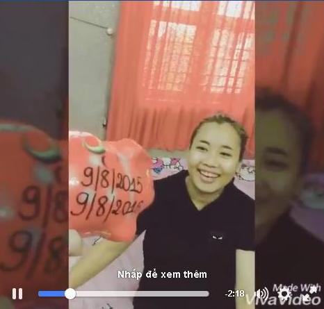 Chồng trẻ bất ngờ tặng vợ heo đất toàn tiền 500k nhân một năm ngày cưới gây bão mạng