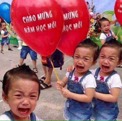 Tấm ảnh được chia sẻ nhiều nhất chế nhiều nhất mỗi mùa khai giảng