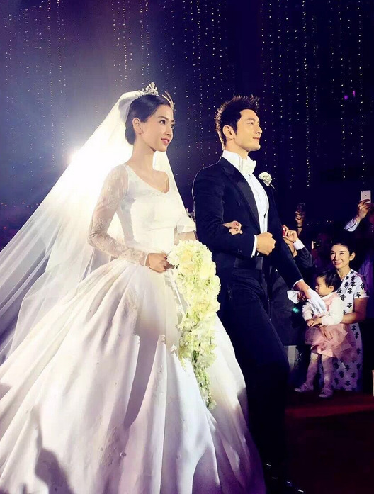 đám cưới Huỳnh Hiểu Minh Angela Bayby