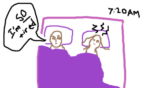 Sự thật hài hước về giấc ngủ của bà mẹ hai con 16