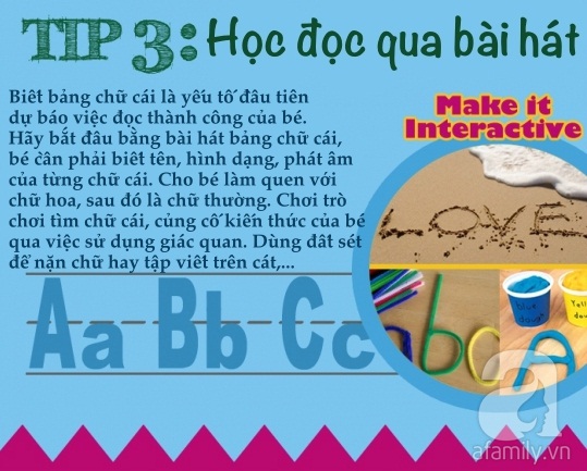 Bí quyết giúp bố mẹ dạy con học đọc từ khi còn nhỏ 3