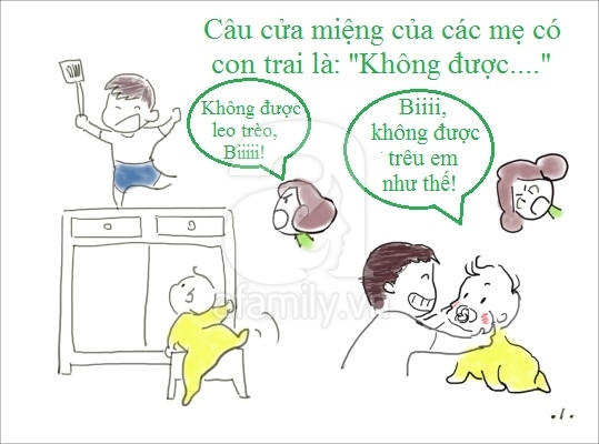 Nỗi niềm của những bà mẹ chỉ có con trai 2