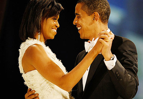 Obama and Michell