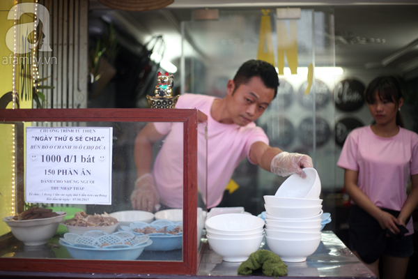 quán bún bò 1000 đồng