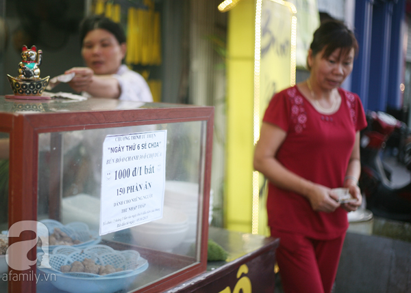 quán bún bò 1000 đồng