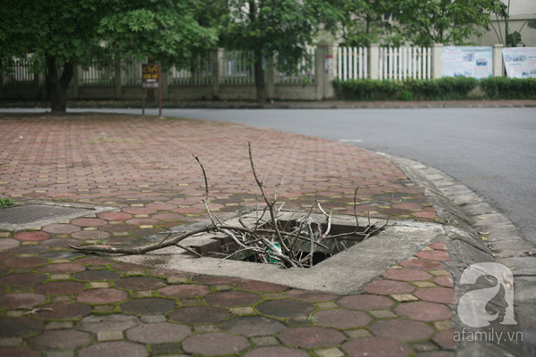 hố ga mất nắp