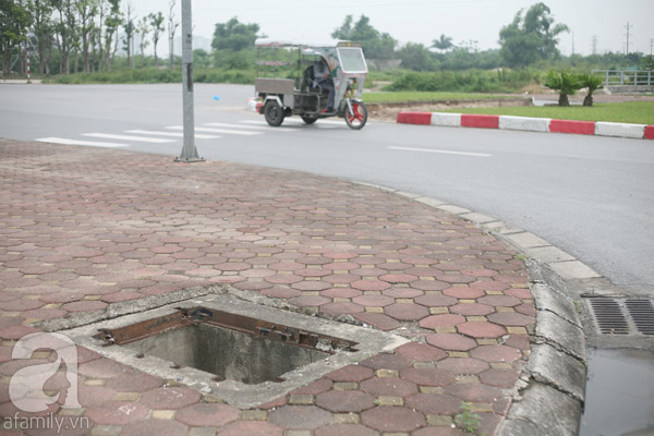 hố ga mất nắp