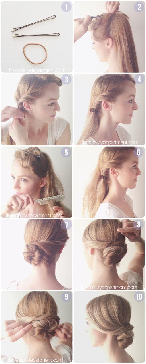 10 kiểu tóc búi sang trọng và dễ làm 8