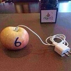 Quà tặng Iphone 6 biến thành 6 trái táo 2