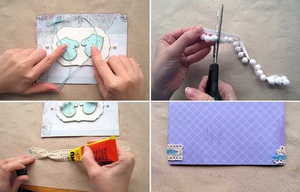 Tự tay l&agrave;m thiệp Gi&aacute;ng sinh đẹp m&agrave; dễ 7