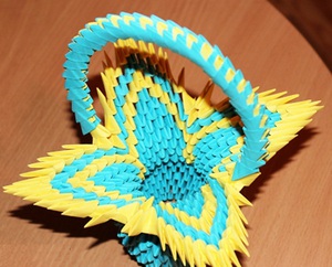 Trổ tài khéo tay làm giỏ Origami cực xinh 9