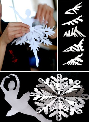 Trang trí Noel với hoa tuyết kirigami tuyệt đẹp 3